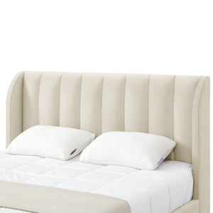 Misael Velvet Platform Bed