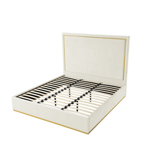 Addalyn Velvet Platform Bed