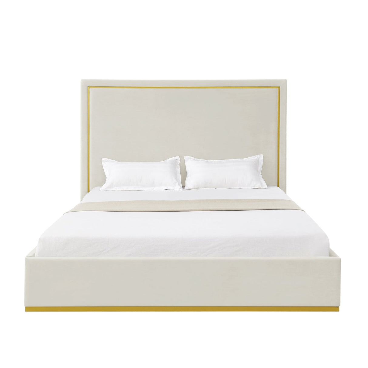 Addalyn Velvet Platform Bed