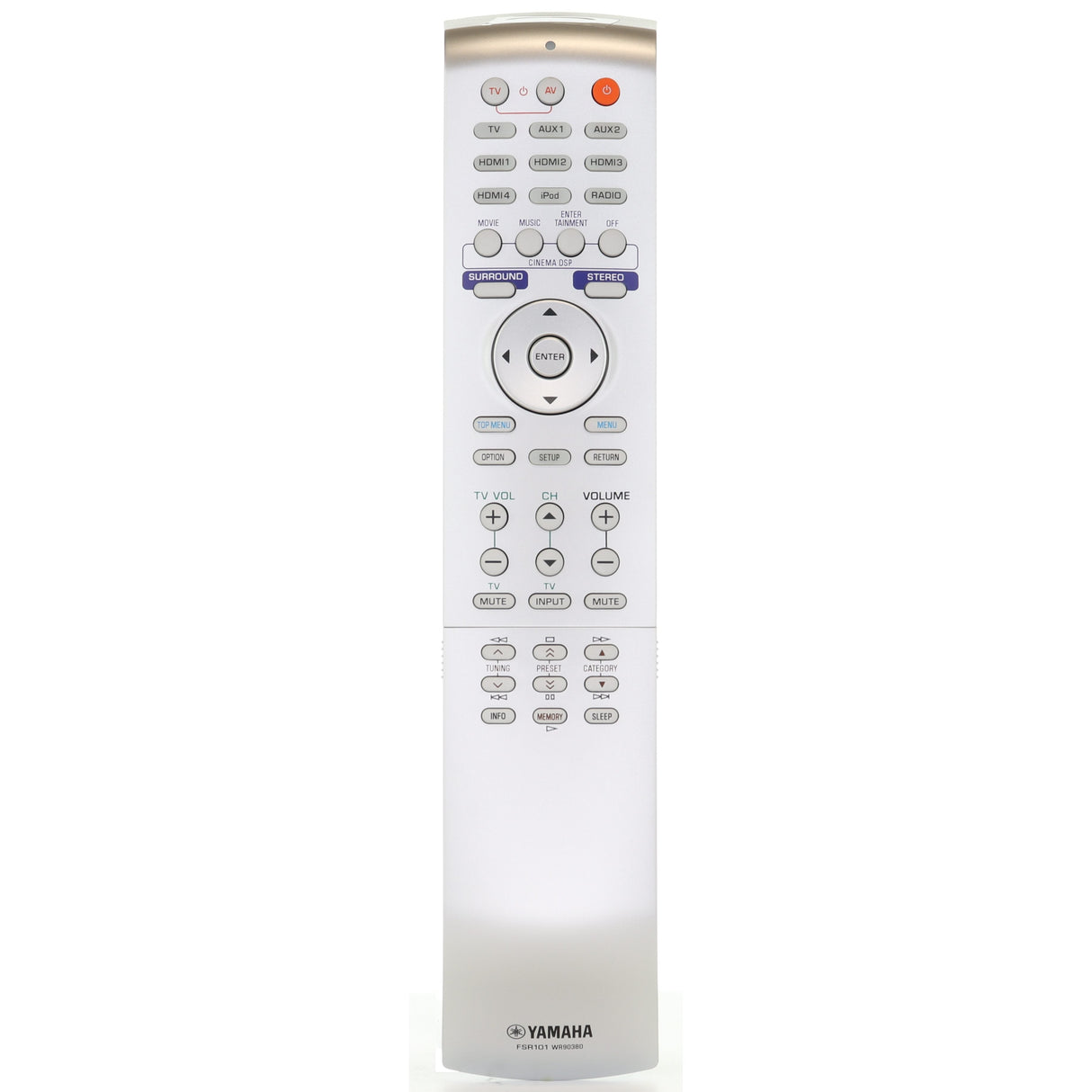 Yamaha FSR101 Digital Sound Projector Sound Bar Remote Control | YSP4100, YSP5100 - WR903800