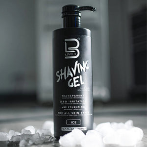 Level 3 Shaving Gel - Straight Razor Shave Gel - Non-Irritating - Refreshing Smell L3 - No Hot Towel Necessary - Level Three Razor Gel Ice 16.9 Fl Oz (Pack of 1)