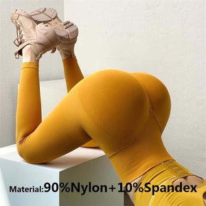 Yoga High Waist Push Up Seamless Sport Leggings Women Workout Pants Super Stretchy Gym Workout Tight Sport Leggings Lightweight Running Pants