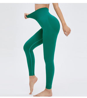 Yoga High Waist Push Up Seamless Sport Leggings Women Workout Pants Super Stretchy Gym Workout Tight Sport Leggings Lightweight Running Pants