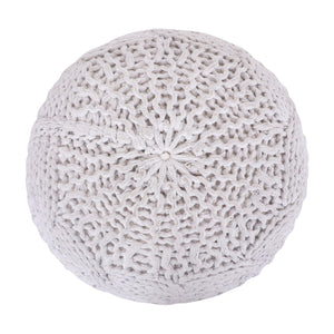 Samiyah Hand Knitted Pouf