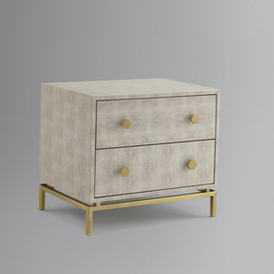 Zoie 2 Drawers Nightstand