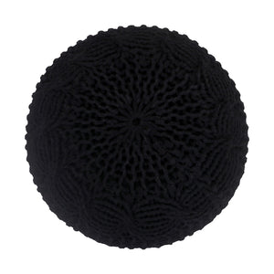 Samiyah Hand Knitted Pouf
