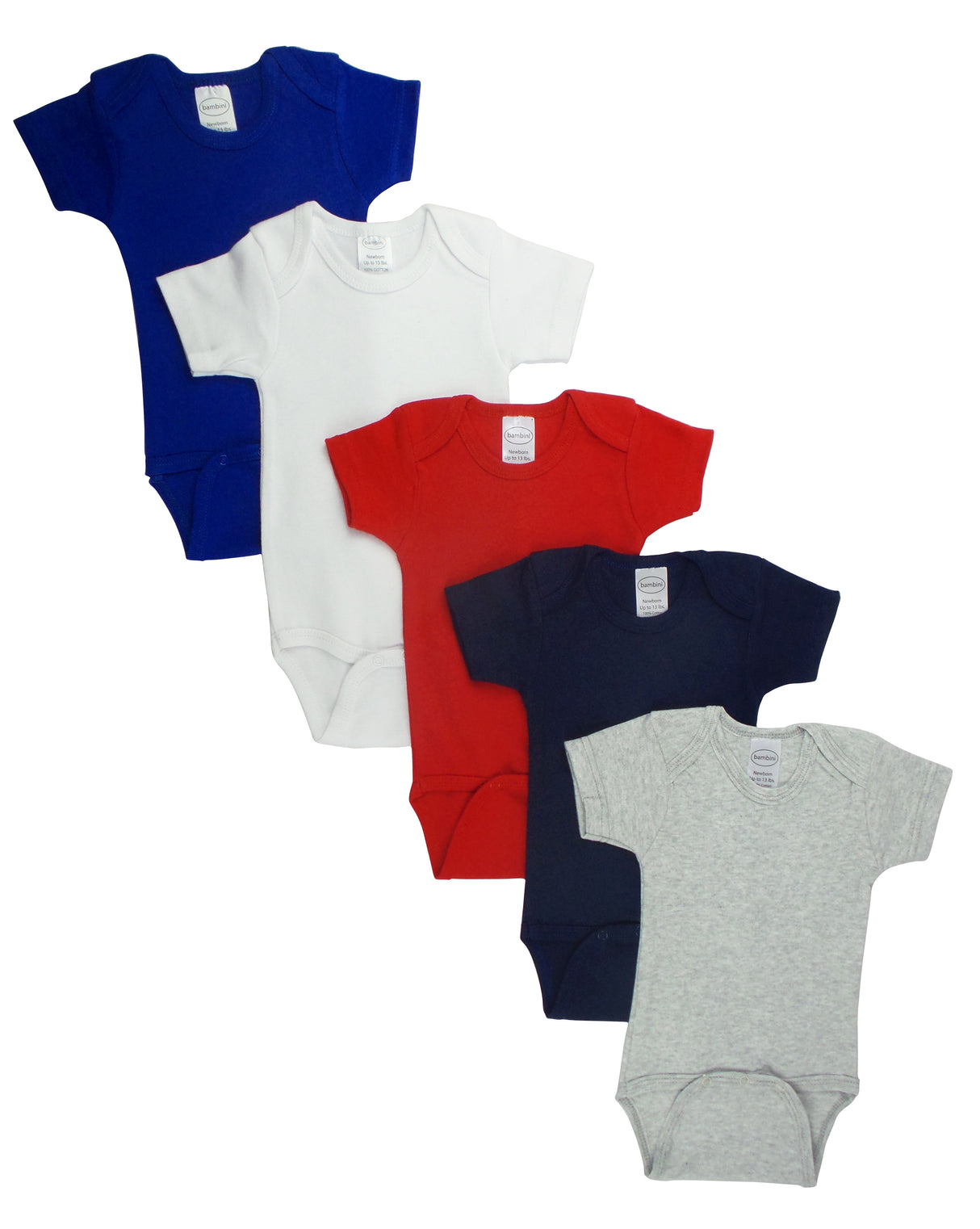 Red Bodysuit One Piece (Pack of 5)