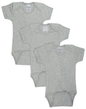 Grey Bodysuit One Piece (Pack of 3)