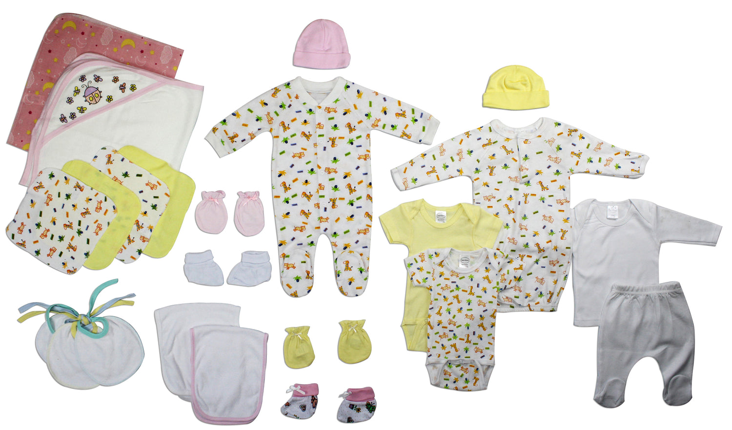 Newborn Baby Girl 23 Pc Layette Baby Shower Gift Set