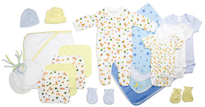 Newborn Baby Boy 20 Pc Layette Baby Shower Gift Set