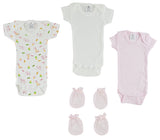 Preemie One Piece and Mittens - 2 pc Set