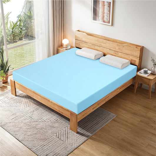 3 Inch Gel-Infused Cooling Bed Topper for All-Night Comfy-75 x 39 inch