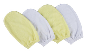 Washcloth Mitt - 4 pc Set
