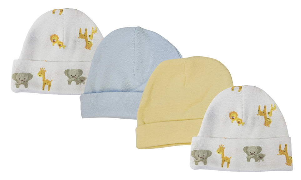Baby Boys Caps (Pack of 4)
