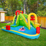 Inflatable Splash Jump Slide Water Bounce without Blower