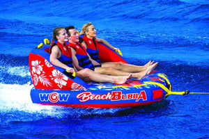 WOW Sports Beach Bubba 3 Person 3P Towable (22-WTO-3980) by Jupiter Gear