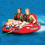 WOW Sports 2 Person Coupe Cockpit Towable Water Tube For Pool and Lake (15-1030) by Jupiter Gear