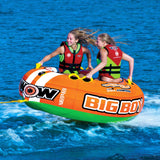 WOW Sports Big Boy Racing 1-4 Person Towable Water Tube For Pool and Lake by Jupiter Gear