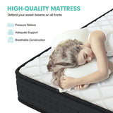 8 Inch Breathable Memory Foam Bed Mattress Medium Firm for Pressure Relieve-King Size