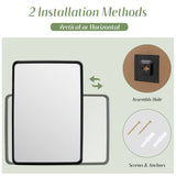Rectangular Wall Mount Bathroom Mirror Vanity Mirror-L