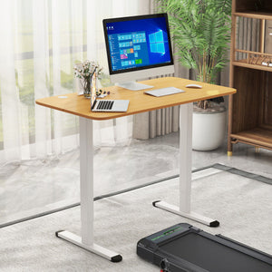 Electric Standing Desk Adjustable Stand up Computer Desk Anti-collision-Natural