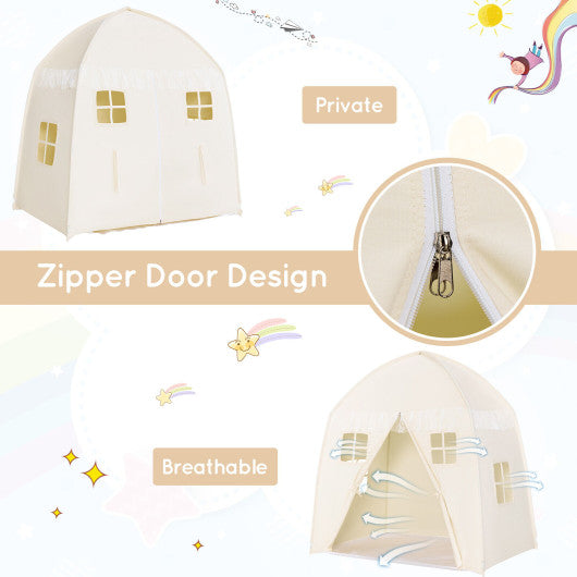 Portable Indoor Kids Play Castle Tent-White