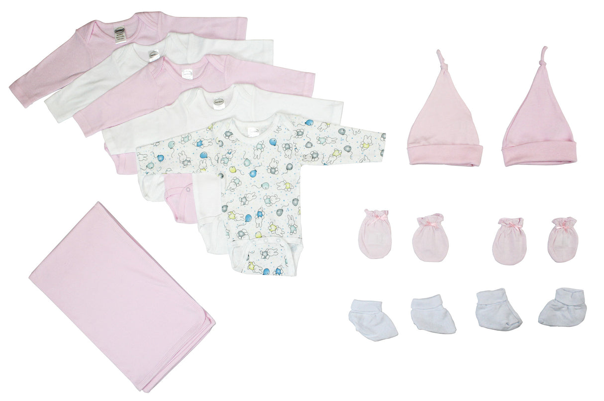 Newborn Baby Girl 12 Pc Layette Baby Shower Gift Set