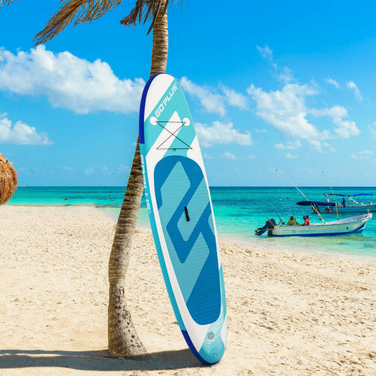 10 Feet Inflatable Stand Up Paddle Board 6 Inch Thick with Accessory Pack