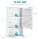 27.5" H Wall Hanging Bathroom Storage Cabinet