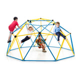 10 Feet Dome Climber with Swing and 800 Lbs Load Capacity-Multicolor