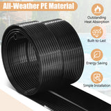 2 Pieces 10/20 Feet Weatherproof Solar Swimming Pool Heating Panels-M