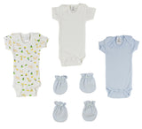 Preemie One Piece and Mittens - 5 Pcs Set