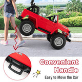 12V 2-Seat Licensed Kids Ride On Toyota FJ40 Car with 2.4G Remote Control-Red