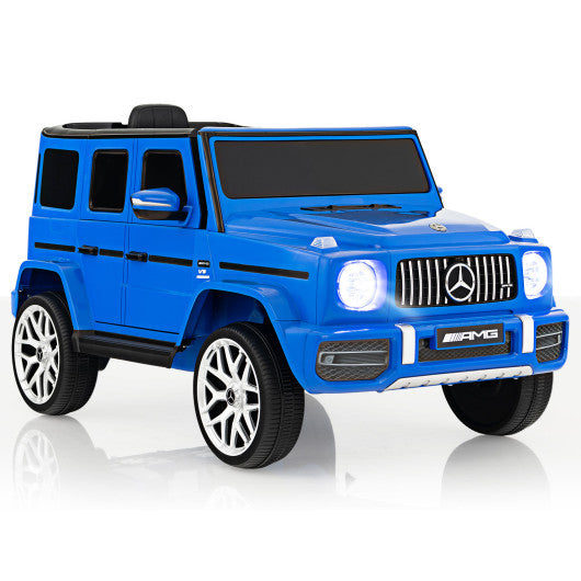 12V Mercedes-Benz G63 Licensed Kids Ride On Car with Remote Control-Navy