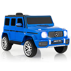 12V Mercedes-Benz G63 Licensed Kids Ride On Car with Remote Control-Navy