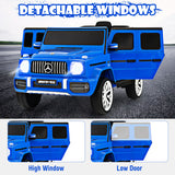 12V Mercedes-Benz G63 Licensed Kids Ride On Car with Remote Control-Navy