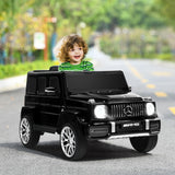 12V Mercedes-Benz G63 Licensed Kids Ride On Car with Remote Control-Black