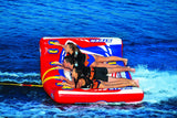 WOW Sports Power Steer 3 Person 3P Steerable Deck Tube (22-WTO-3975) by Jupiter Gear