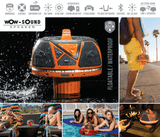 WOW Sports WOW-SOUND Floating Waterproof Stereo Bluetooth Speaker by Jupiter Gear