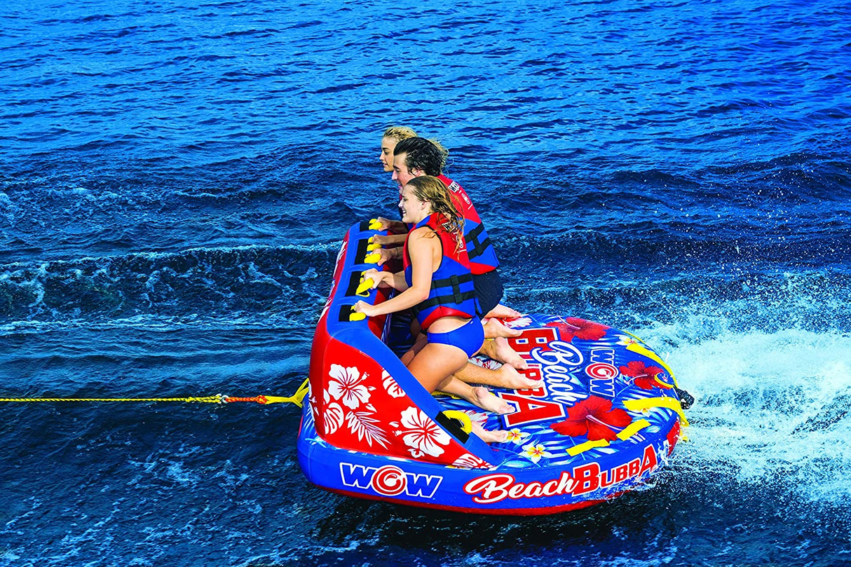 WOW Sports Beach Bubba 3 Person 3P Towable (22-WTO-3980) by Jupiter Gear
