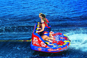 WOW Sports Beach Bubba 3 Person 3P Towable (22-WTO-3980) by Jupiter Gear