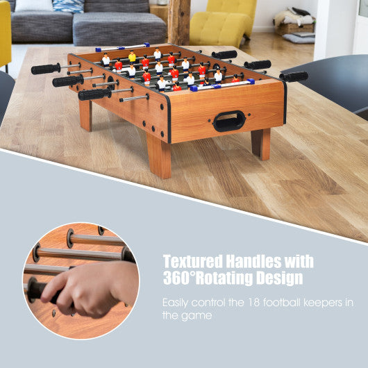 27 Inch Foosball Table Mini Tabletop Soccer Game