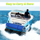 9' x 6' 3 Layer Floating Water Pad Foam Mat -Blue