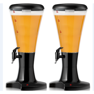 3L Draft Beer Tower Dispenser with LED Lights