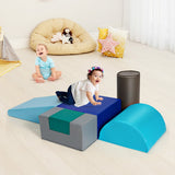 6 Piece Climb Crawl Play Set Indoor Kids Toddler