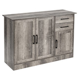 Buffet Storage Cabinet  Kitchen Sideboard with 2 Drawers-Gray