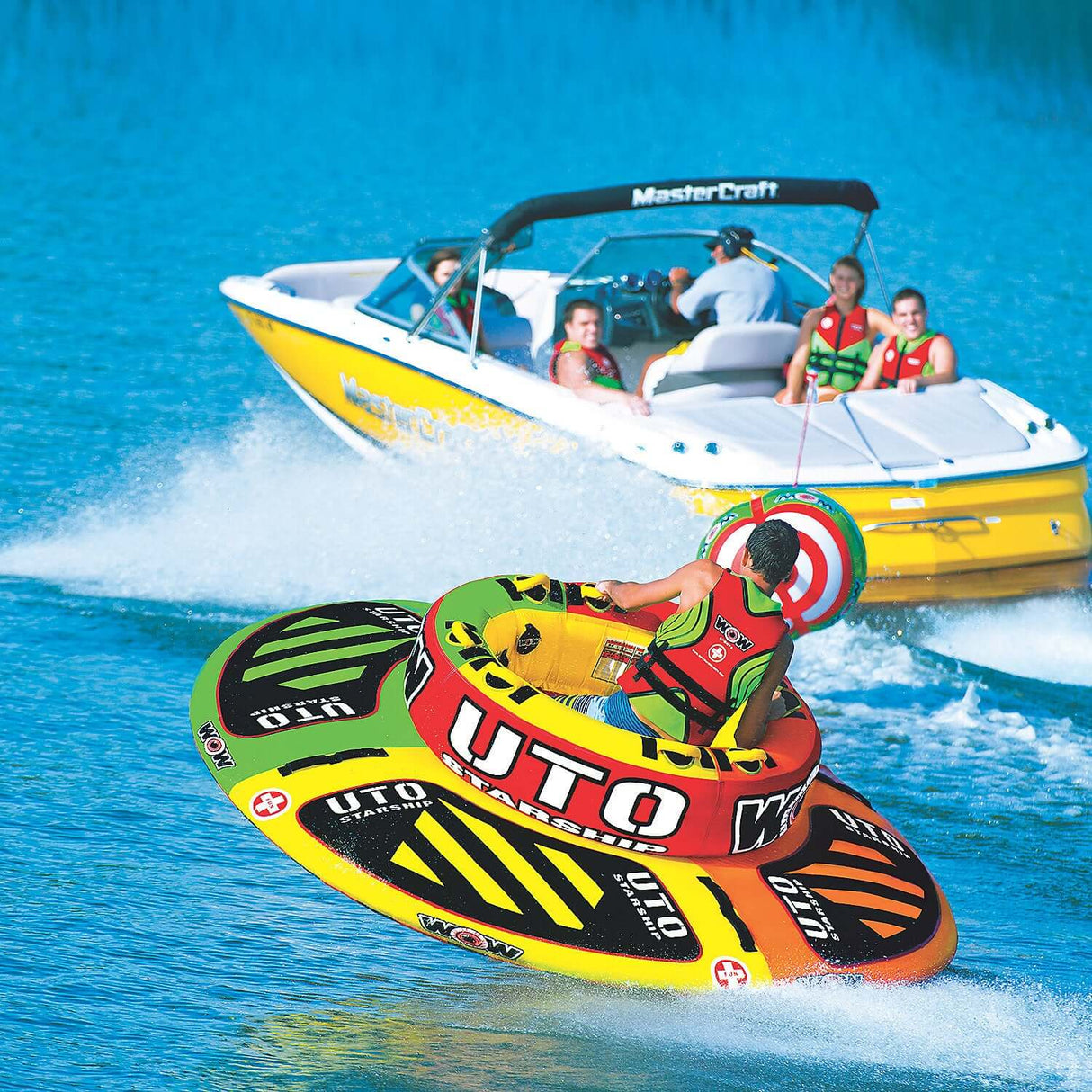 Wow Sports UTO Starship 1-5 Person Towable (15-1110) by Jupiter Gear