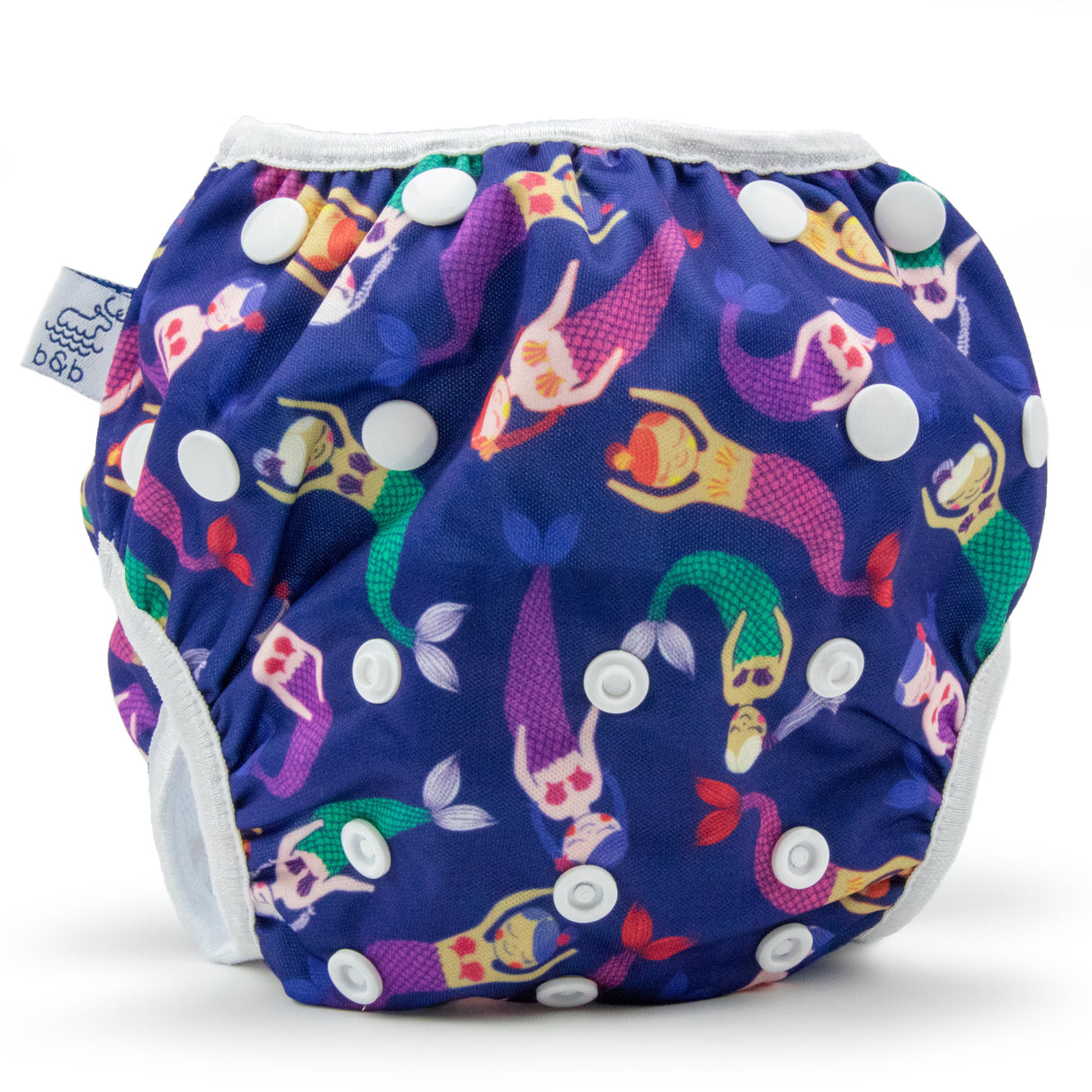 Mermaids Nageuret Premium Reusable Swim Diaper, Adjustable 0-3 Years by Beau & Belle Littles