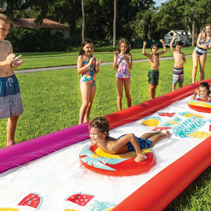 WOW Sports Giant Backyard Double Lane Lawn Slide (21-2140-WOW) by Jupiter Gear