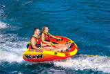 WOW Sports Wild Wing 2 Person Towable Water Tube For Pool and Lake (18-1120) by Jupiter Gear